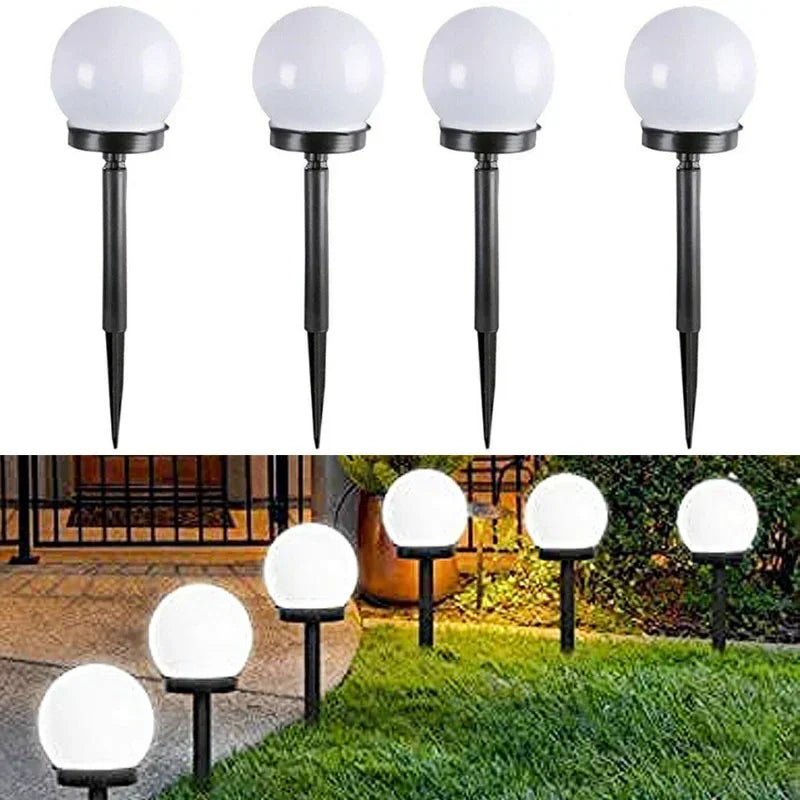 1/3/9PC Solar Powered LED Bulb Lamp Energy Light Waterproof Outdoor