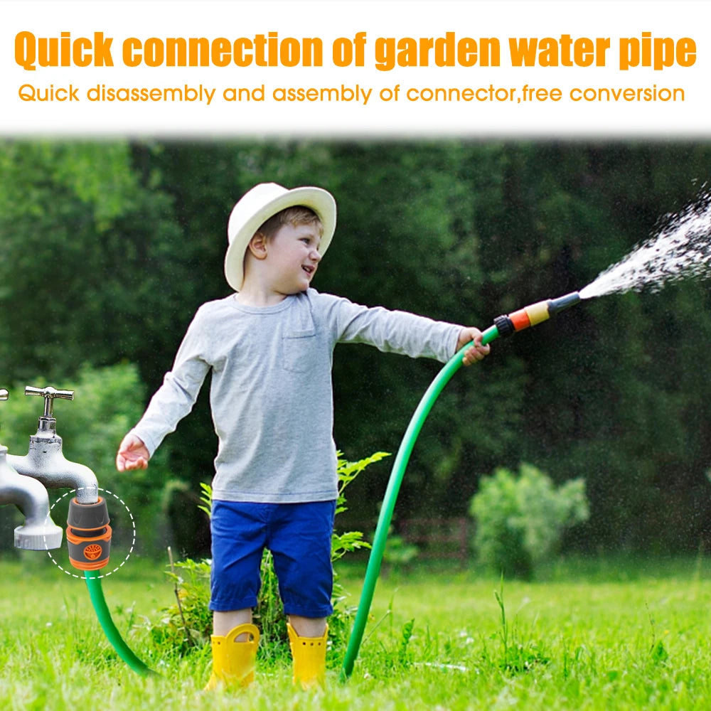 10/1PCS Garden Hose Quick Connector Faucet Extender Hose Connection Joint Garden Water Pipe Connectors Watering Pipe Fittings