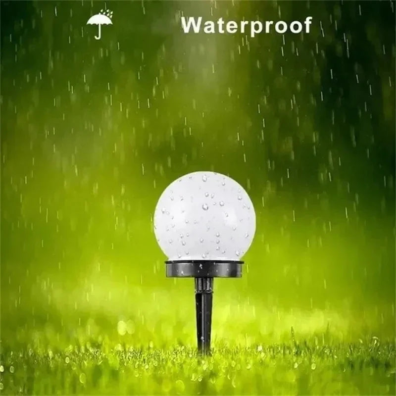 1/3/9PC Solar Powered LED Bulb Lamp Energy Light Waterproof Outdoor