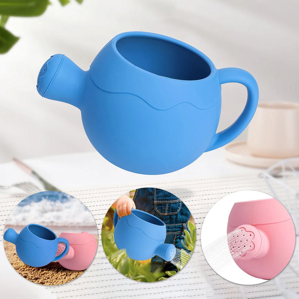 Sprinkler Watering Can Cute Cartoon Garden Kids Home Silicone Flowers Bottle Beach Spray Bath Toy Early Education