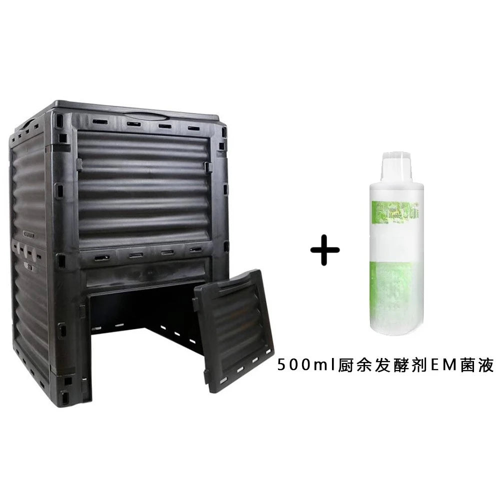 Large outdoor compost bucket deciduous food waste gardening garden compost bin