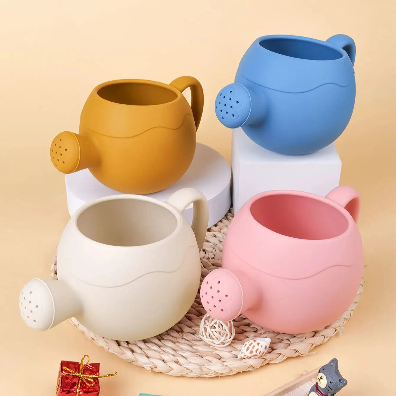 Sprinkler Watering Can Cute Cartoon Garden Kids Home Silicone Flowers Bottle Beach Spray Bath Toy Early Education