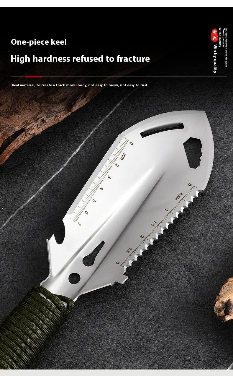 Portable Camping Hiking Traveling Pinic Shovel Multifunctional Ordnance Shovel Survival Outdoor Equipment Garden Tool Shovel