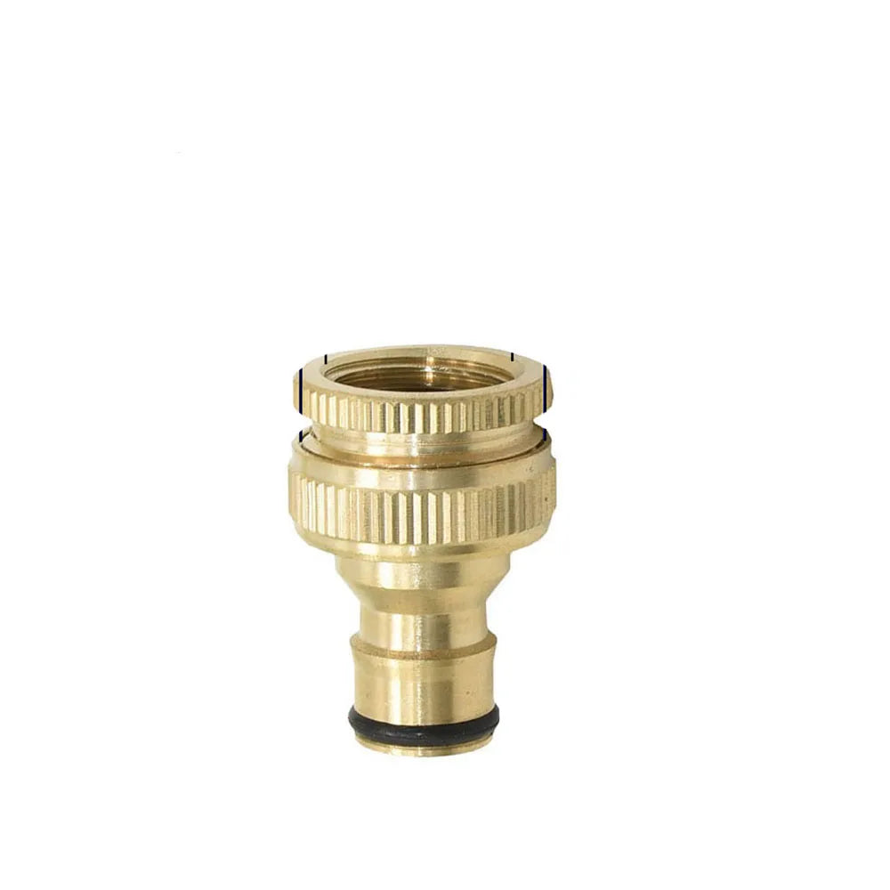 1/2'' 5/8" 3/4'' 1'' Brass Hose Quick Connector Water Stop Fitting