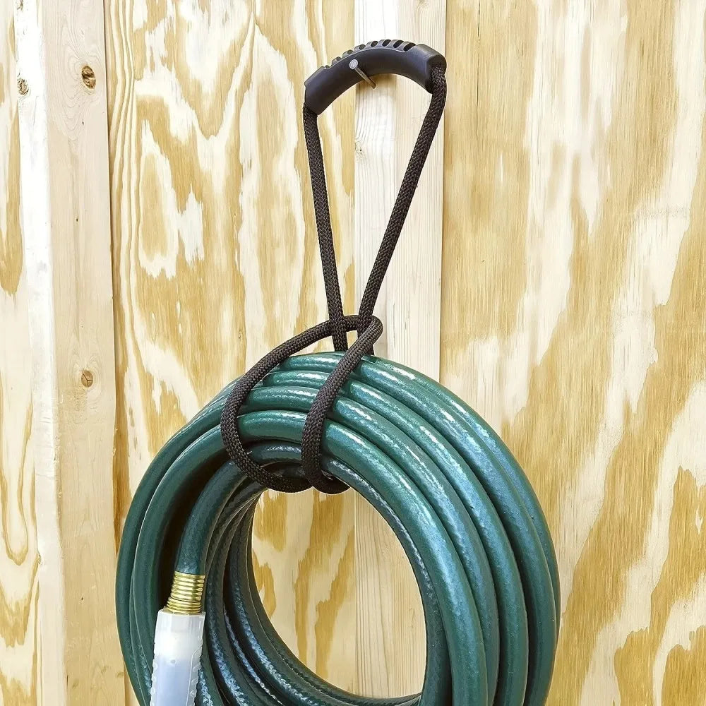 Storage Strap Heavy-Duty Hook and Loop Cord Carrying Strap, Hanger, and Organizer with Handle for Pool Hoses Garden Hoses Cables