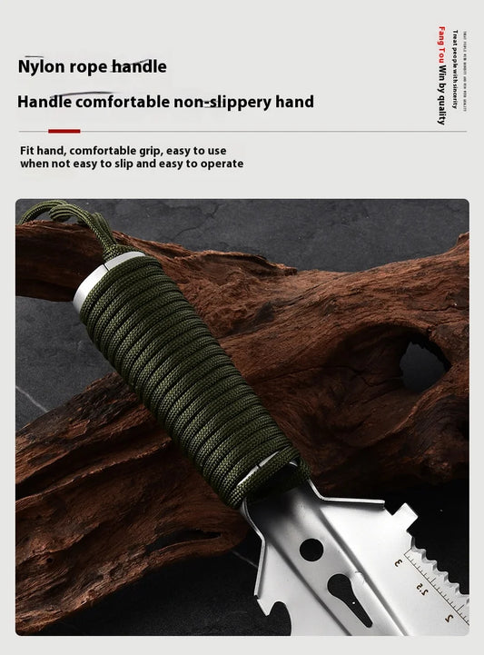 Portable Camping Hiking Traveling Pinic Shovel Multifunctional Ordnance Shovel Survival Outdoor Equipment Garden Tool Shovel