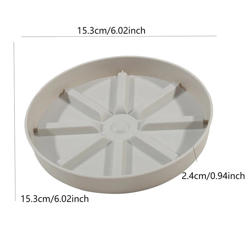 Flowerpot Base Plate Home Garden Thickened Flower Pot Heavy Duty Resin Tray Saucers Drip Trays Indoor Outdoor Plant Saucer