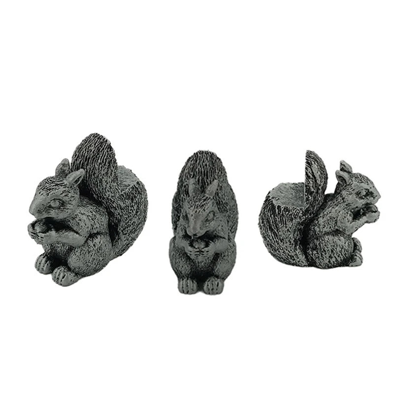 Flower Pot Feet Animal Figures Plant Pot Feet For Outdoor Support 3 Pack Animal Statues Plant Stand Resin Pot Feet