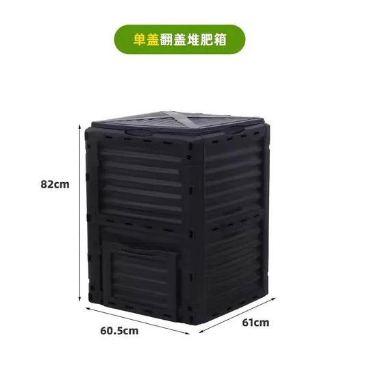Large outdoor compost bucket deciduous food waste gardening garden compost bin