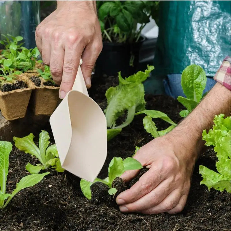 Garden Scoop Multi-Function Pp Plastic Soil Shovel Spoons Handy Garden Scoop For Soil Compost Planting Re-Potting Digging Tools