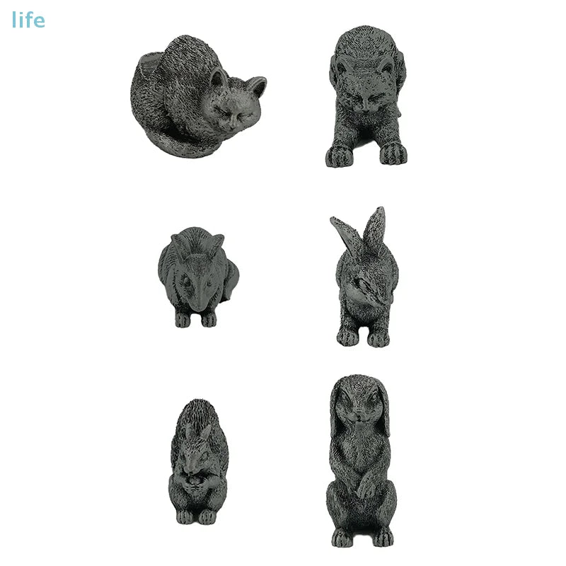 Flower Pot Feet Animal Figures Plant Pot Feet For Outdoor Support 3 Pack Animal Statues Plant Stand Resin Pot Feet