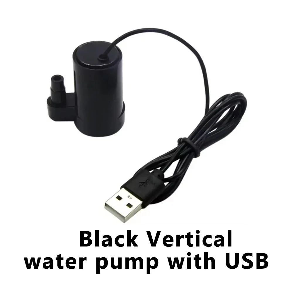 1PCS DC 3V 5V Micro Submersible Motor Pump Silent Portable Submersible Water Pump USB for Fish Tank Fountain Aquarium Garden