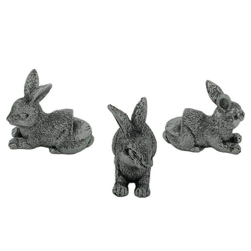 Flower Pot Feet Animal Figures Plant Pot Feet For Outdoor Support 3 Pack Animal Statues Plant Stand Resin Pot Feet