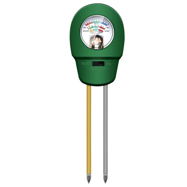 5 in 1 PH Soil Tester Portable Moisture Meter Humidity Thermometer Photometer Water Meter Garden Plants Hydroponics Analyze 40%O