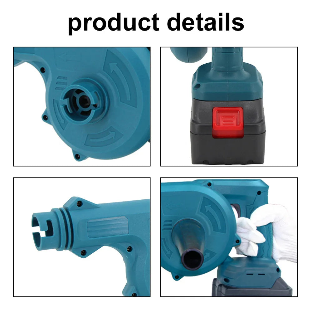 Electric Air Blower Garden Cordless Vacuum Cleaner Dust Computer Collector Handheld Power Tools For Makita Battery