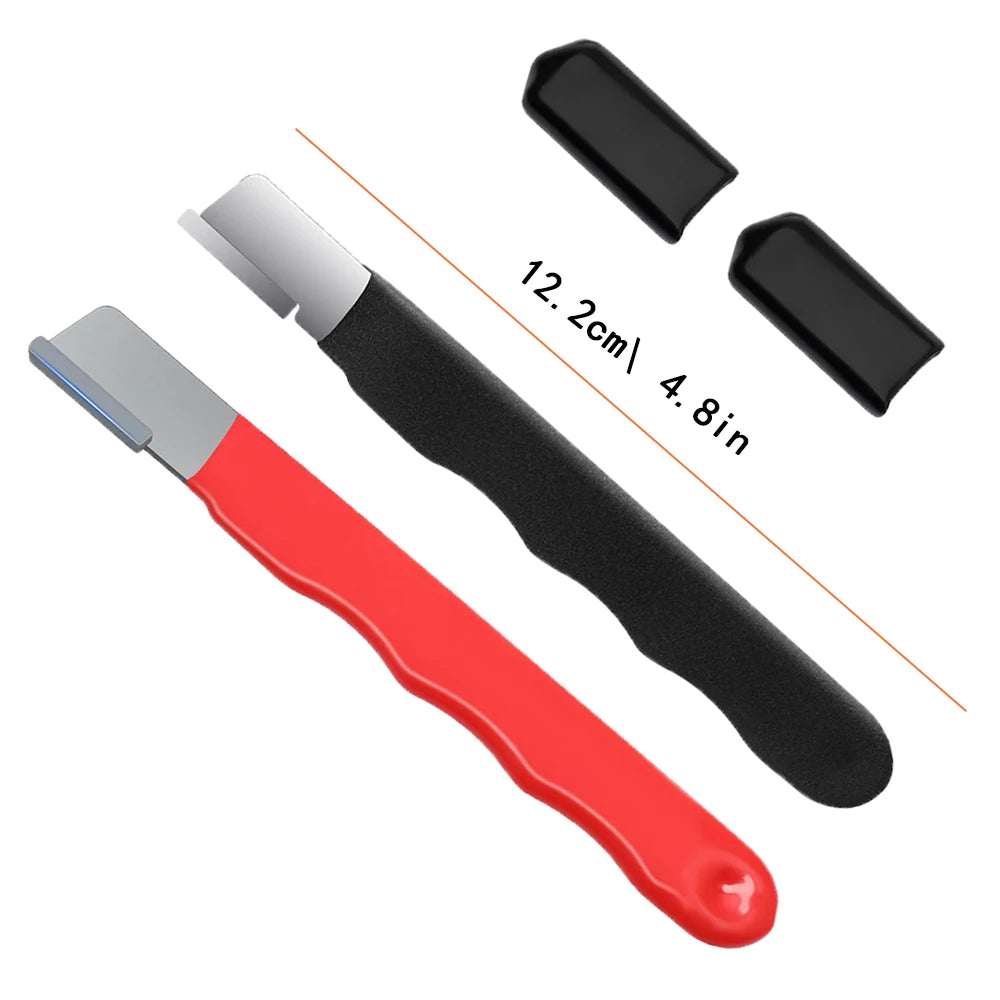 Kitchen Scissors Sharpener Tungsten Diamond Ceramic - Professional Sharpening Stone for All Blades Garden Shears Precision Tool