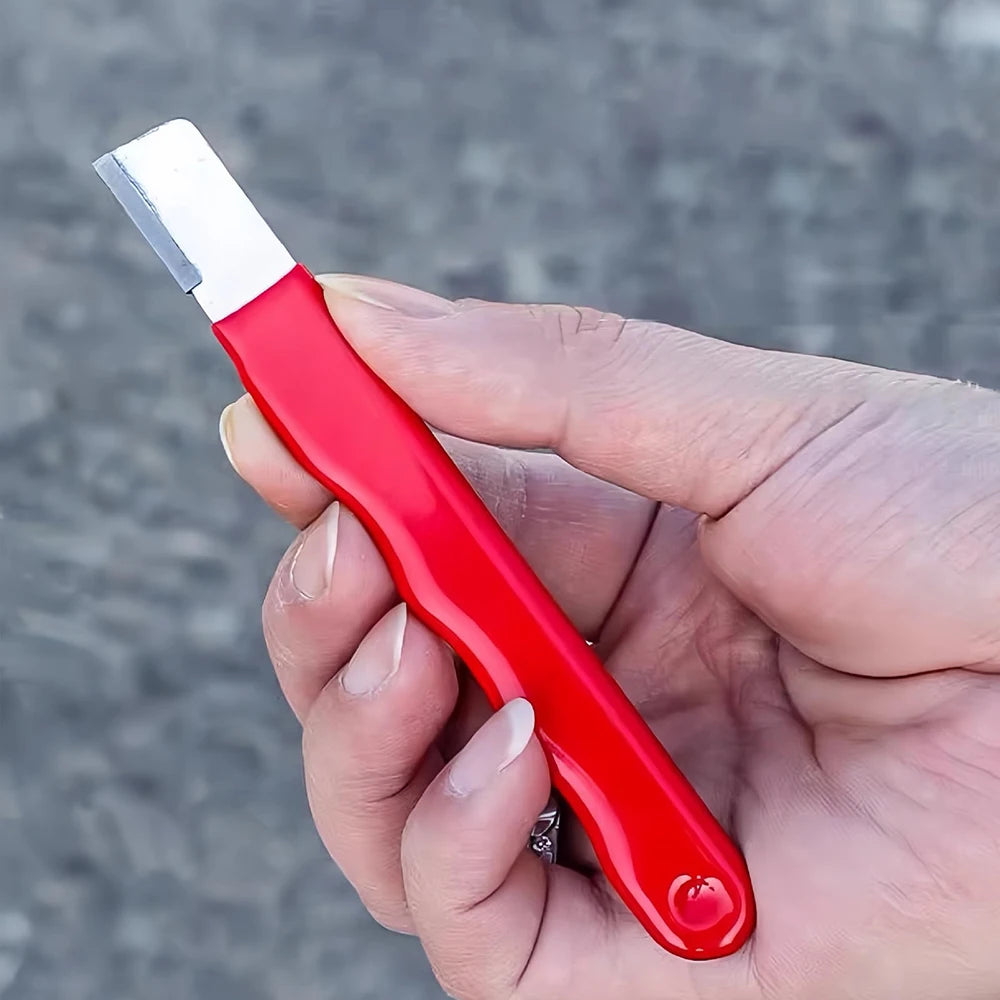 Kitchen Scissors Sharpener Tungsten Diamond Ceramic - Professional Sharpening Stone for All Blades Garden Shears Precision Tool