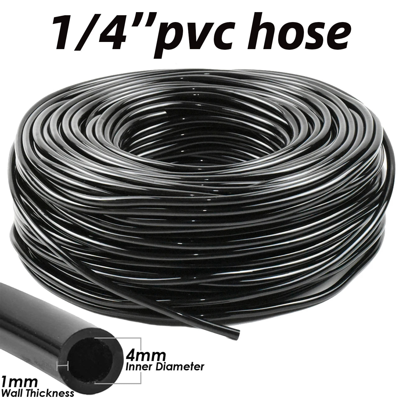 1-50pcs 4/7mm Barbed Connector Irrigation Fitting  - Garden Supply from TinyRootsGrow