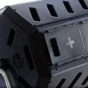 Outdoor  Dual Chamber Tumbling Canadian-Made, 100% Recycled Resin - Outdoor Rotating Compost Tumbler Bin for Garden, Kitchen