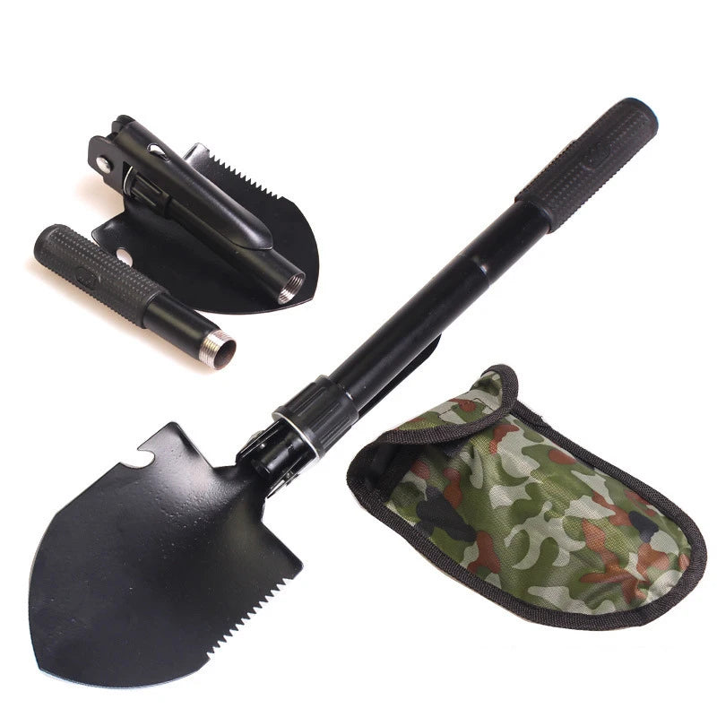 Multifunctional Folding Shovel Garden Tools Camping Mini Telescopic Snow Scraper Foldable Agricultural Military Survival Spade