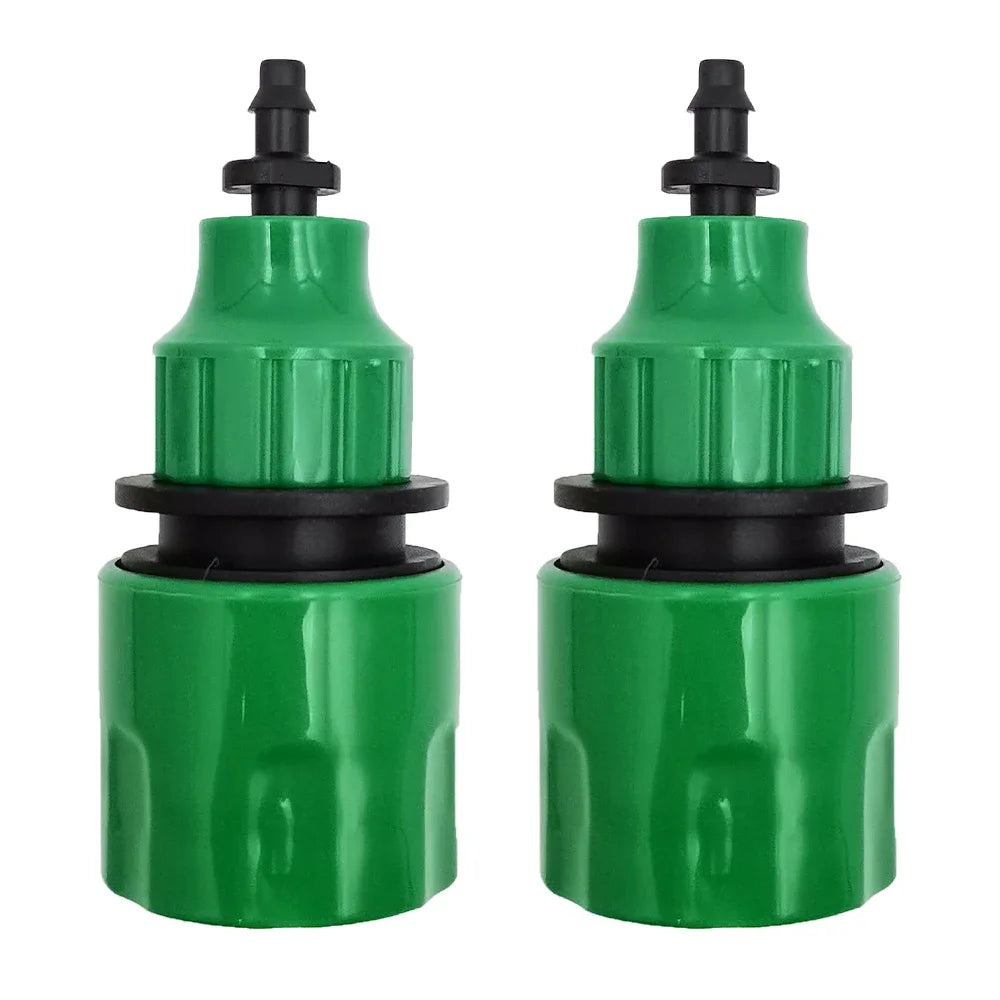 5pcs Water Pipe Quick Connector Plastic Hose Pipe Connector For Garden Pipeline Drip Irrigation System Watering Equipment Parts