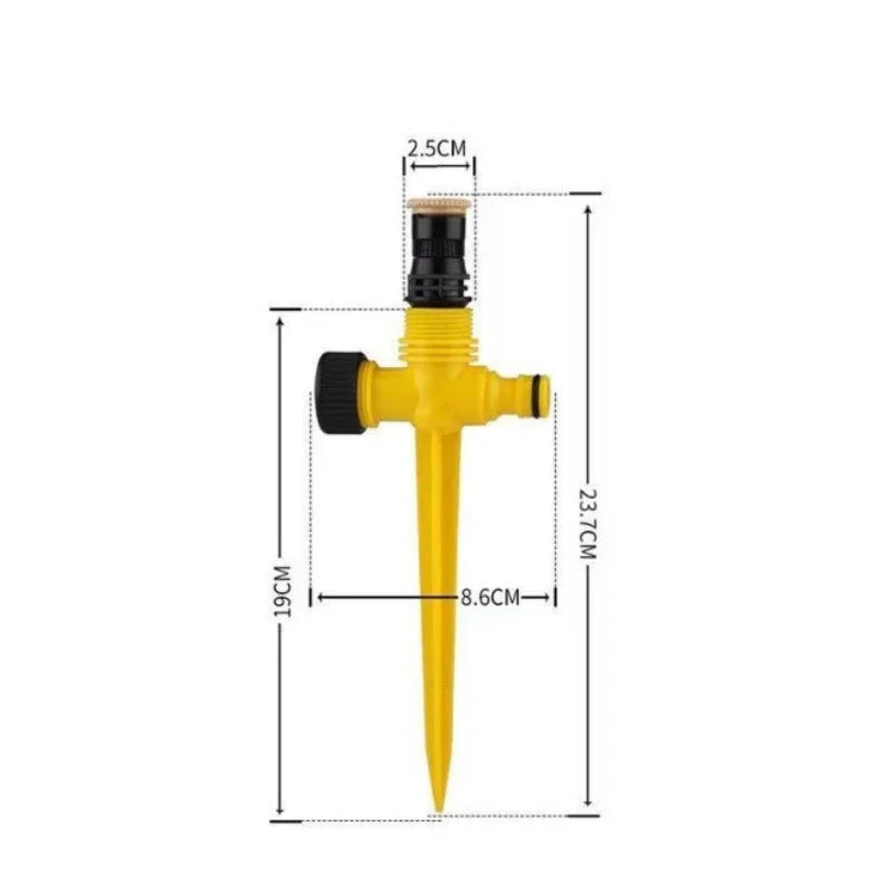 360° Rotation Automatic Garden Sprinkler - Perfect For Lawns,Farms,And Greenhouses!