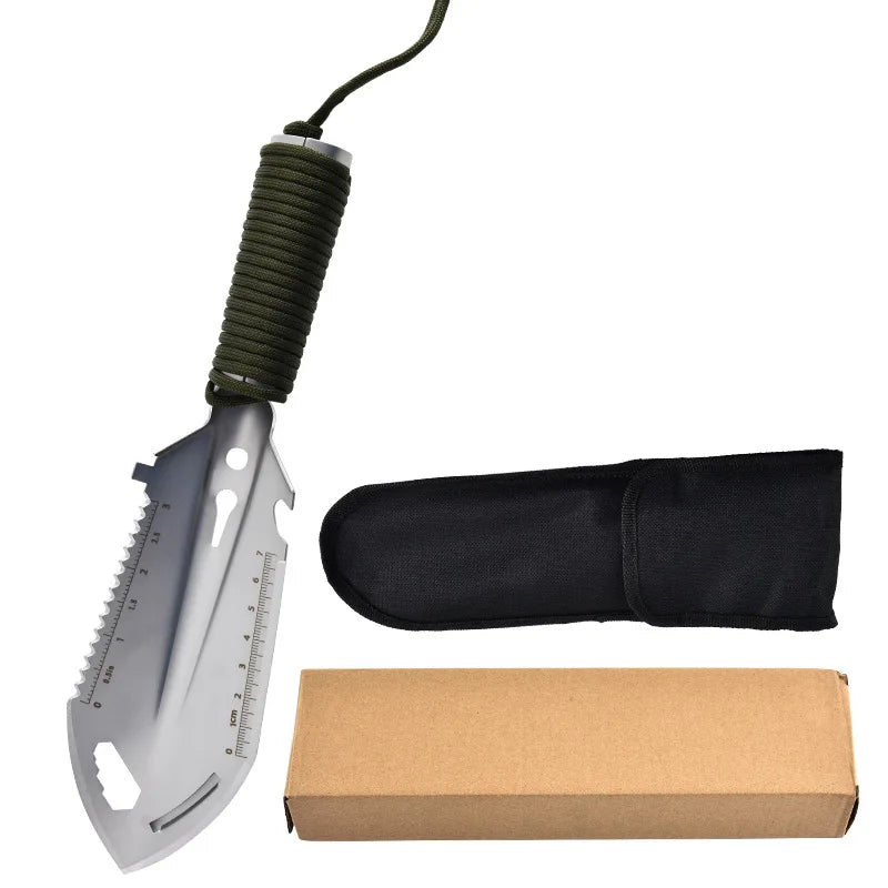 Portable Camping Hiking Traveling Pinic Shovel Multifunctional Ordnance Shovel Survival Outdoor Equipment Garden Tool Shovel