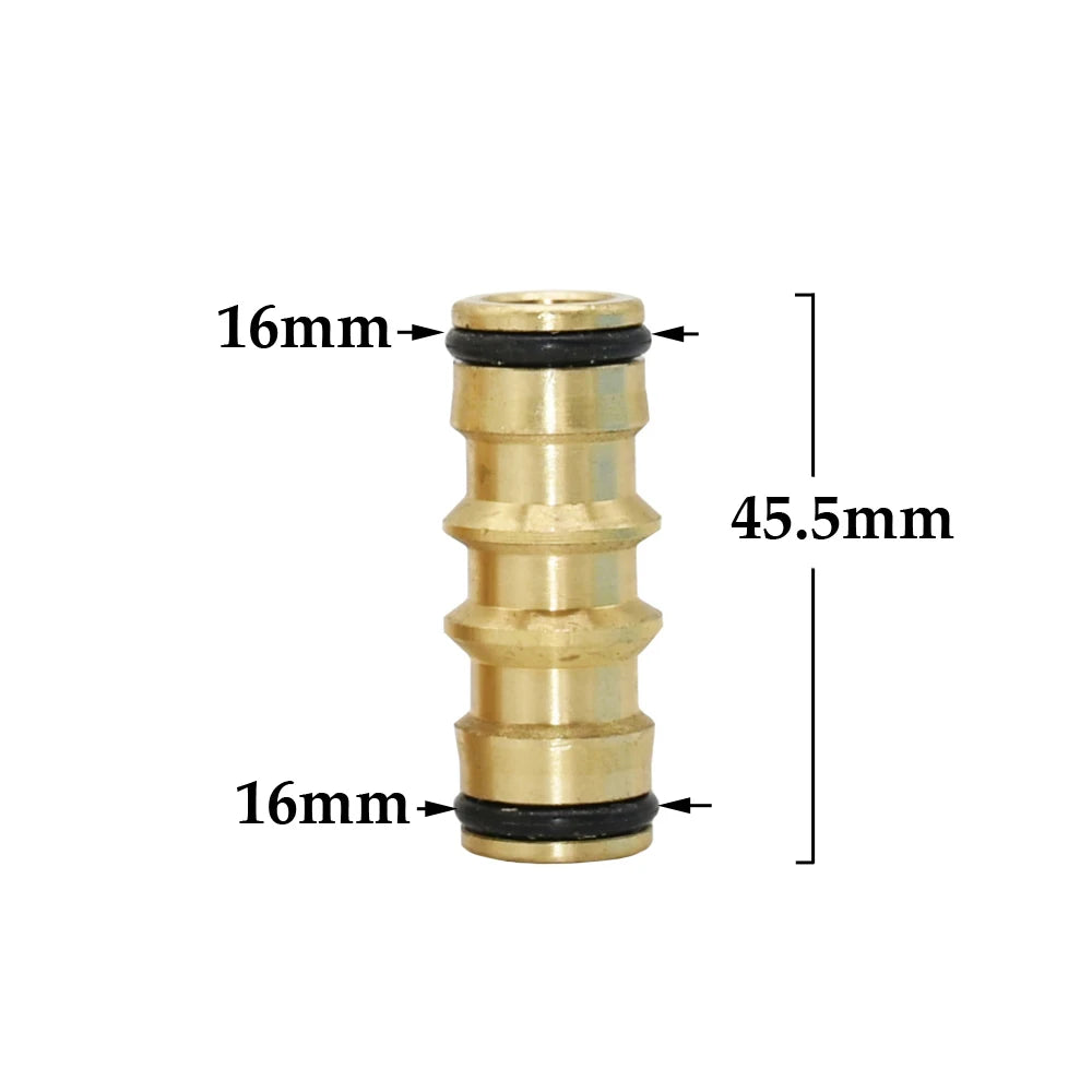 1/2'' 5/8" 3/4'' 1'' Brass Hose Quick Connector Water Stop Fitting