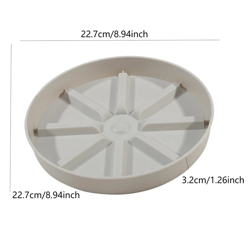 Flowerpot Base Plate Home Garden Thickened Flower Pot Heavy Duty Resin Tray Saucers Drip Trays Indoor Outdoor Plant Saucer