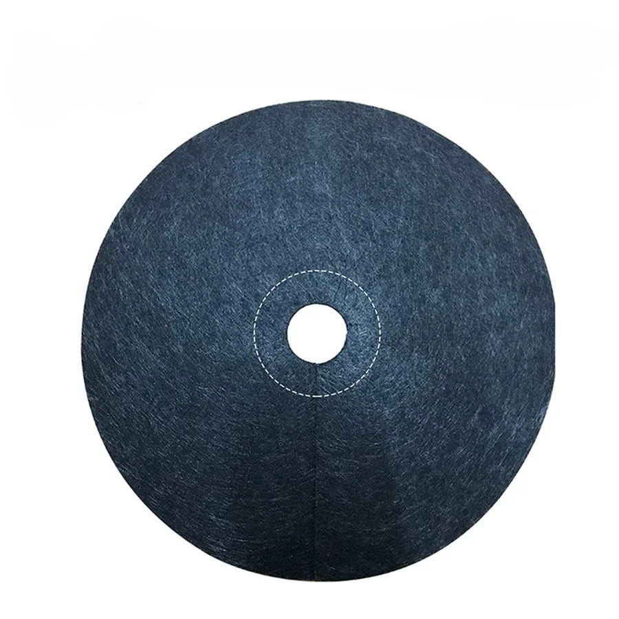 Non-Woven Tree Mulch Ring Weeding Barrier, Protector Mat, Plant Cover, Anti Grass, Gardening Fabric Weed Control, 15cm-82cm