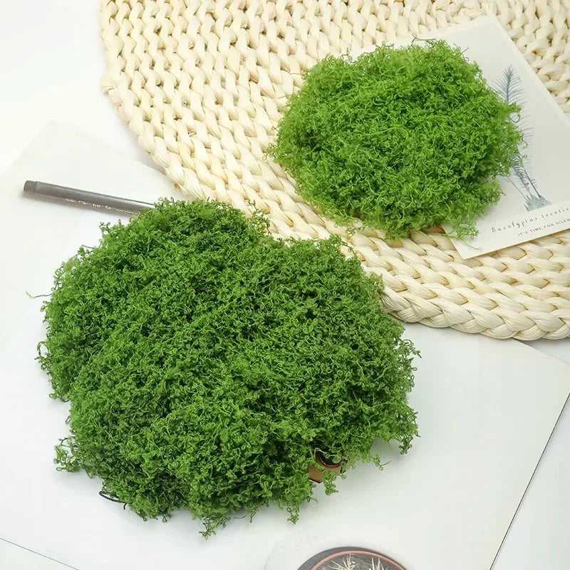 Artificial Green Plants Moss Grass Home Living Room Garden Decoration Mini Landscape Fake Flower DIY Crafts