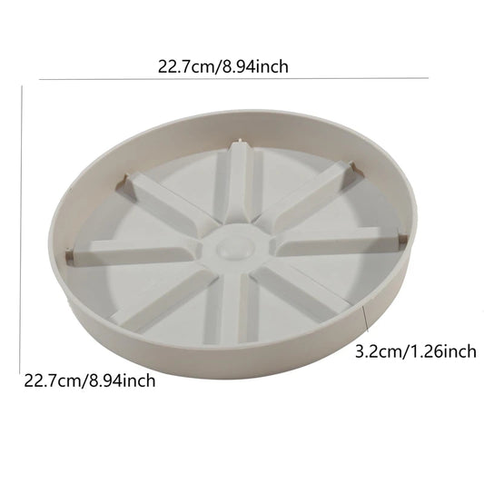 Flowerpot Base Plate Home Garden Thickened Flower Pot Heavy Duty Resin Tray Saucers Drip Trays Indoor Outdoor Plant Saucer