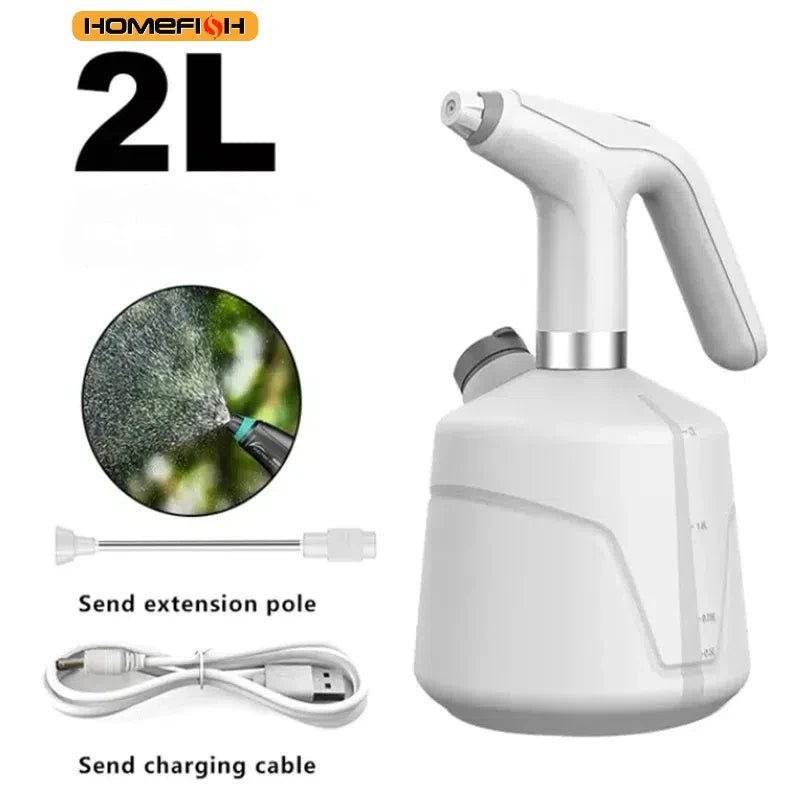 2L Agricultural Electric Spray Household Automatic Water Spray Disinfection Spray Garden Irrigation Tools Electric Watering Can