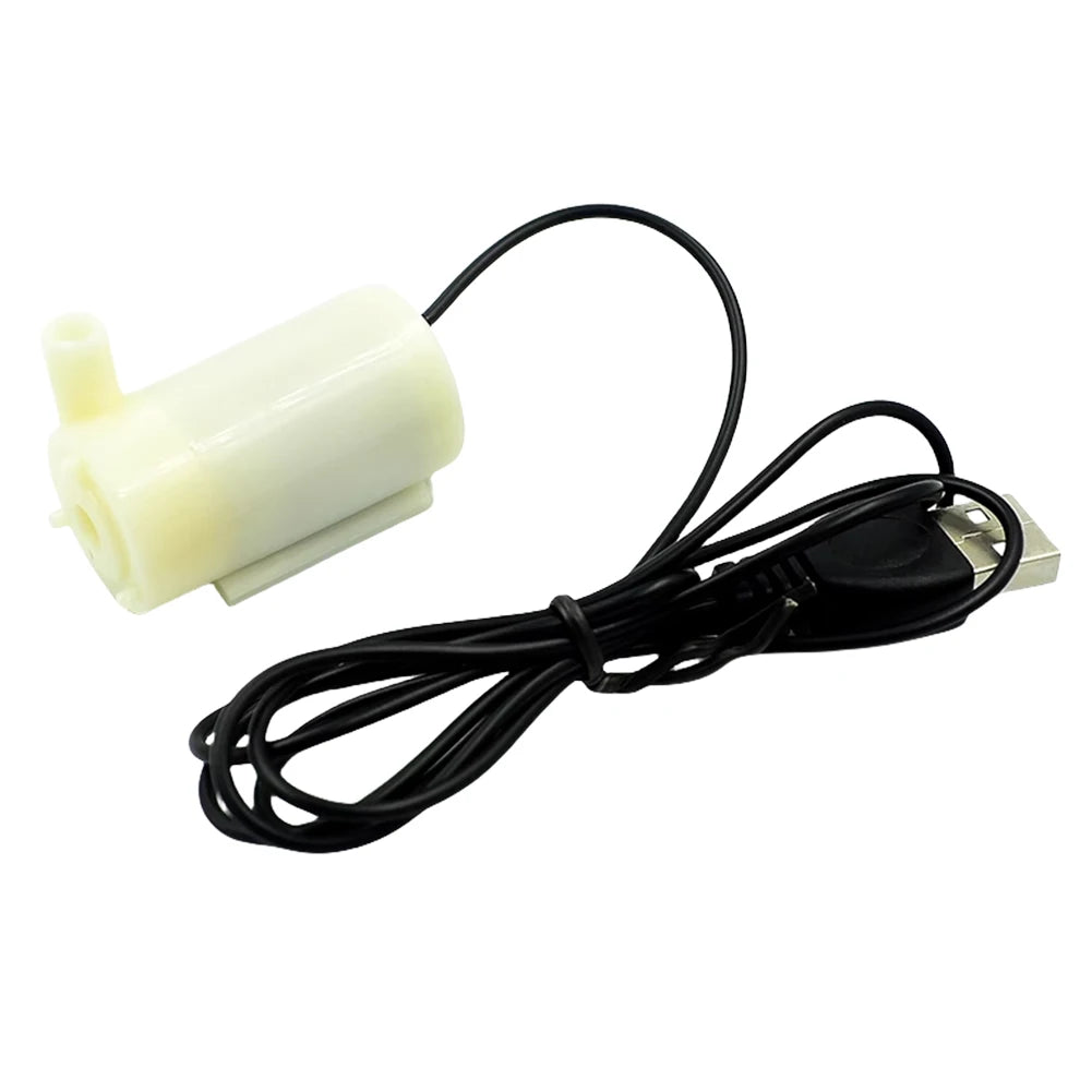 DC 3V 5V Micro Submersible Motor Pump Silent Portable Submersible Water Pump USB for Fish Tank Fountain Aquarium Garden