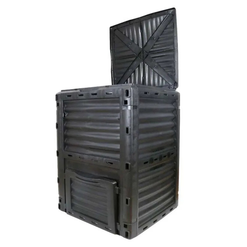 Large outdoor compost bucket deciduous food waste gardening garden compost bin