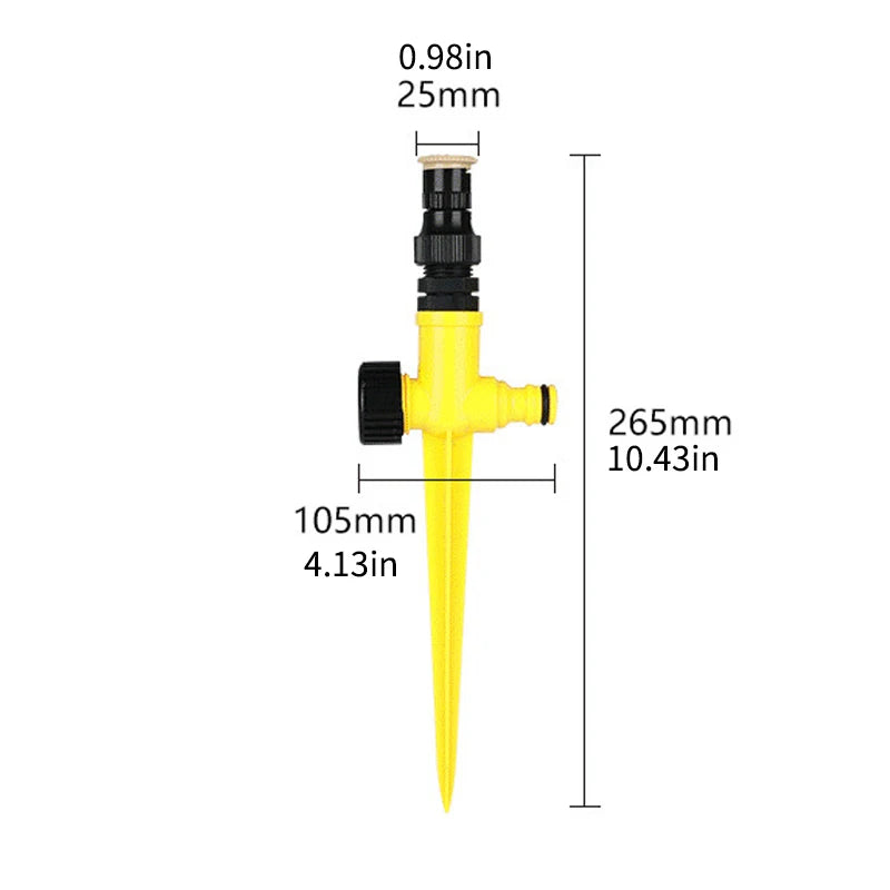 Plant garden vegetable garden sprinkler series pin sprinkler garden adjustable atomizing buried sprinkler head ground plug set