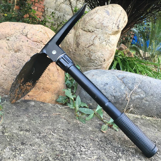 Multifunctional Folding Shovel Garden Tools Camping Mini Telescopic Snow Scraper Foldable Agricultural Military Survival Spade