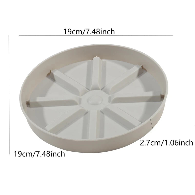 Flowerpot Base Plate Home Garden Thickened Flower Pot Heavy Duty Resin Tray Saucers Drip Trays Indoor Outdoor Plant Saucer