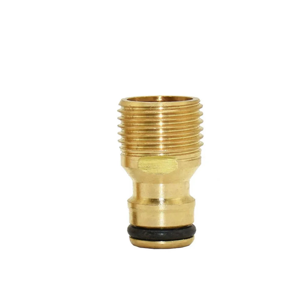 1/2'' 5/8" 3/4'' 1'' Brass Hose Quick Connector Water Stop Fitting