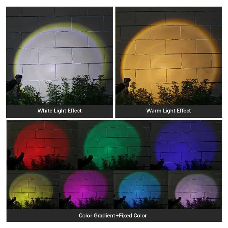 1/2/4PCS 9LED Solar Spotlight Outdoor Waterproof Garden Spot Lights